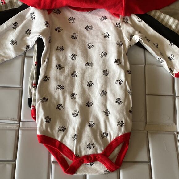 5 Loveable Friends Long sleeve body suits-NEW 6-9 mths - Picture 2 of 8